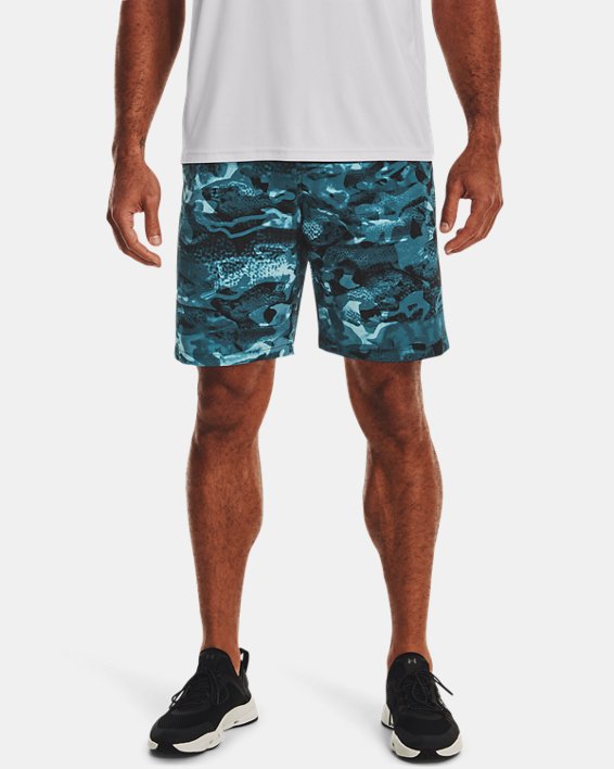 Men's UA Storm Fish Hunter Printed Shorts, Blue, pdpMainDesktop image number 0